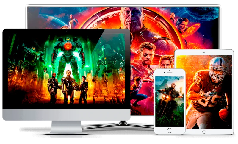 Assista na TV, computador, tablet e celular